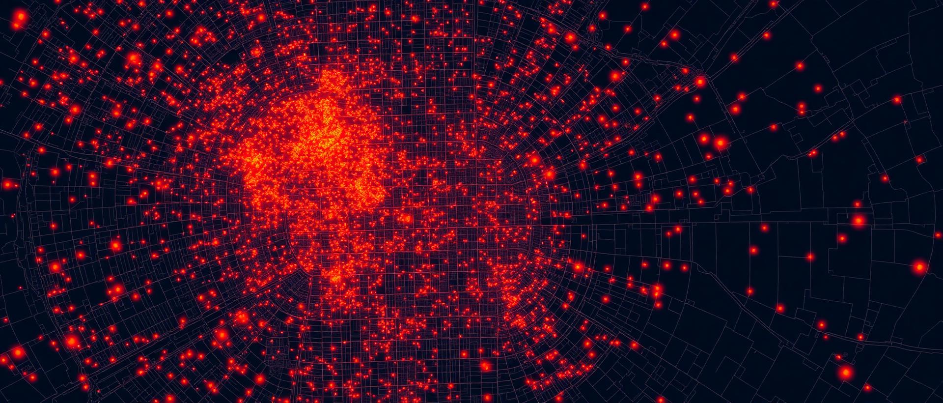 Mapa de calor urbano